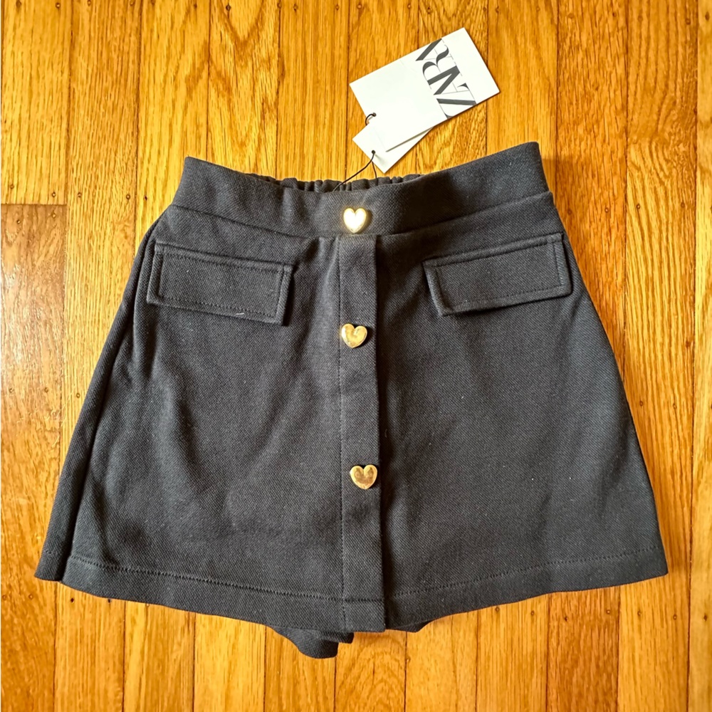 NWT Zara Girls Skort/Skirt/Shorts Size 9